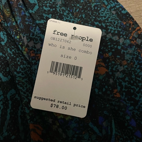 NWT Free People Saturday Sun Mini Skirt Who is She - Picture 8 of 13